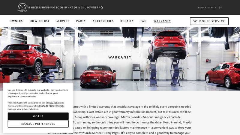 Mazda Warranty Information