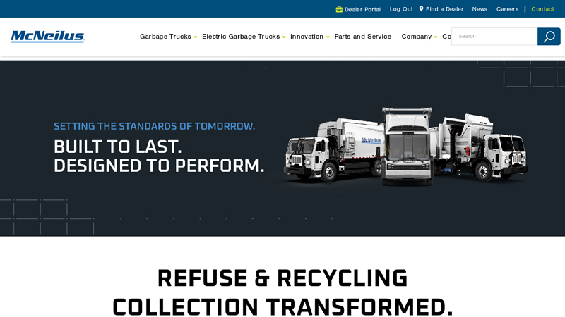 McNeilus Garbage Trucks