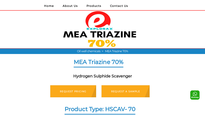 MEA Triazine 70% suppliers from India