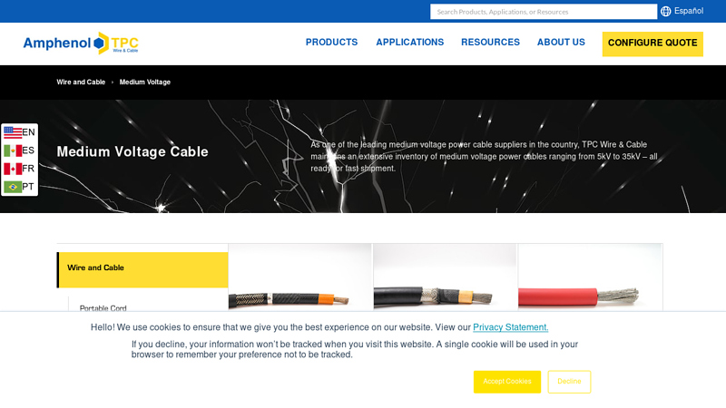 Medium Voltage Power Cable