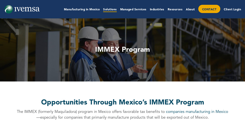 Mexico's IMMEX Program
