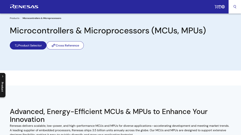 Microcontrollers & Microprocessors (MCUs, MPUs)