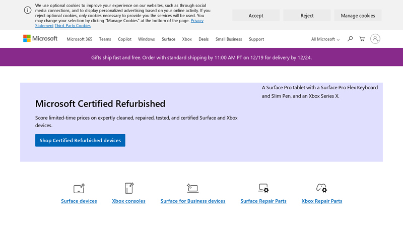 Microsoft Certified Refurbished