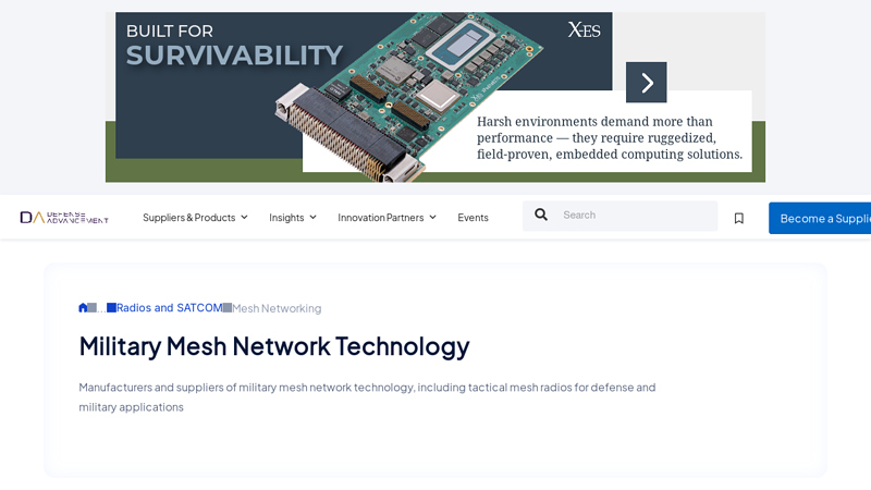 Military Mesh Networking