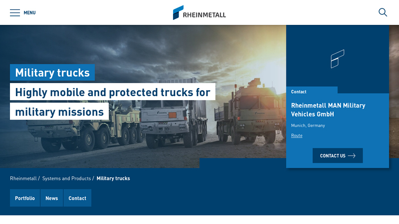 Military trucks