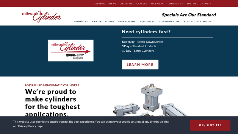 Milwaukee Cylinder