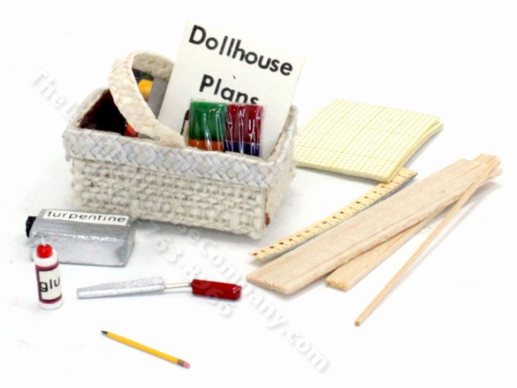 Miniature Dollhouse and Craft Supplies for Dollhouses [MJD 480]