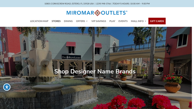 Miromar Outlets Store Directory