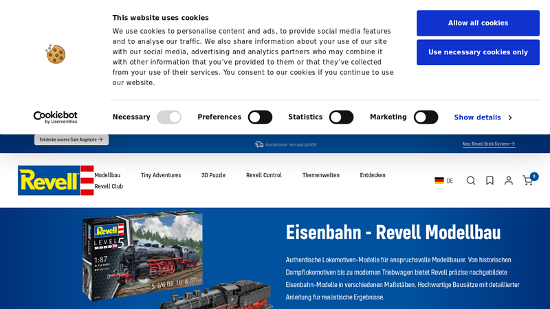 Model railway: detailed trains & locomotives