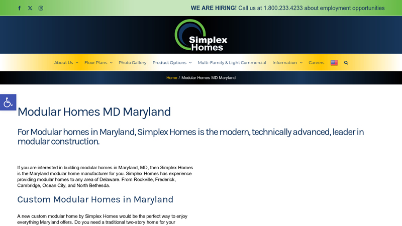 Modular Homes MD Maryland