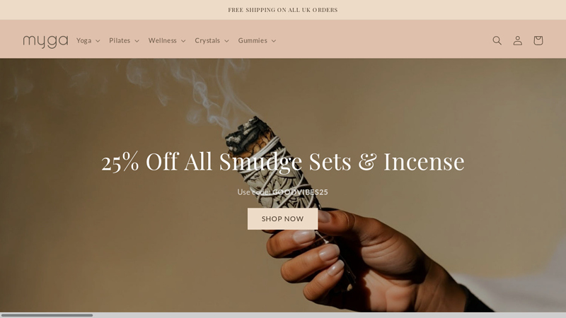 Myga Yoga mats, yoga accessories and more