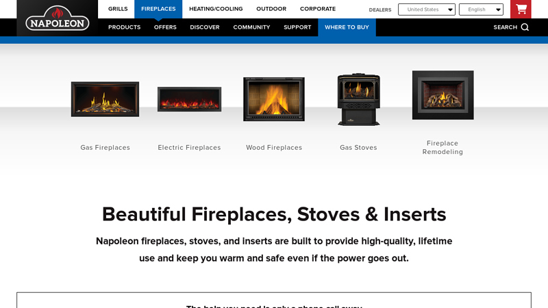 Napoleon Fireplaces Overview