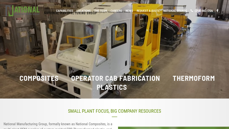 National Manufacturing Group: Fiberglass Molding