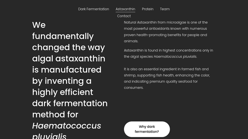 Natural astaxanthin by fermentation