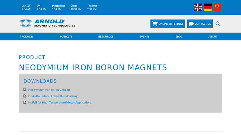 Neodymium Magnets (NdFeB)