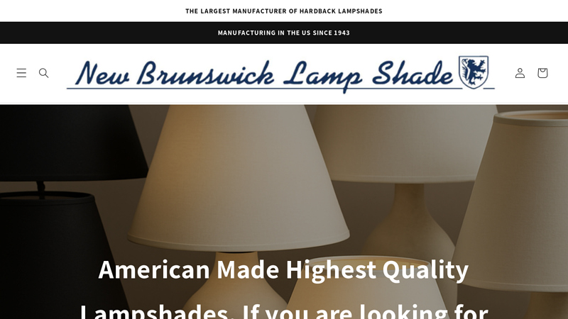 NEW BRUNSWICK LAMPSHADE