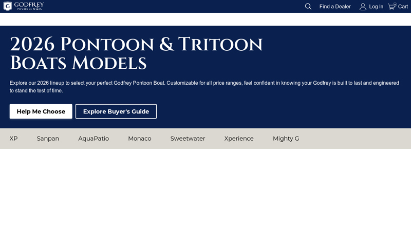 New Pontoon & Tritoon Boats