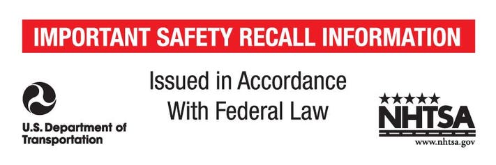 NHTSA Recalls by Manufacturer