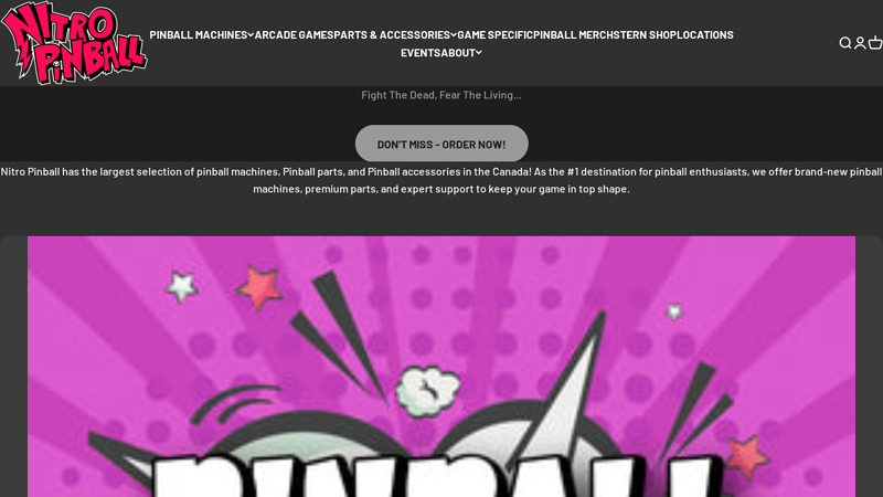 Nitro Pinball Sales & Support