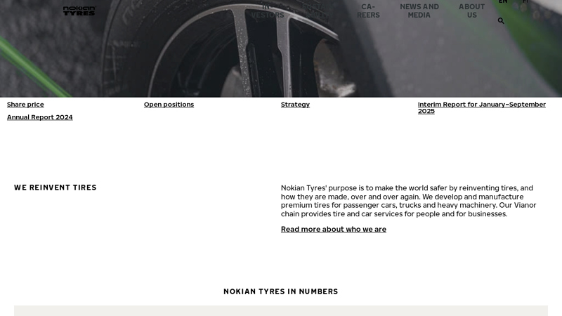 Nokian Tyres company / Nokian Tyres