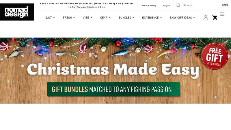 Nomad Design Tackle