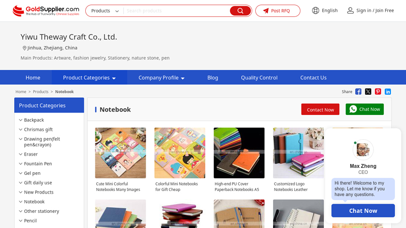 Notebook from China Manufacturers