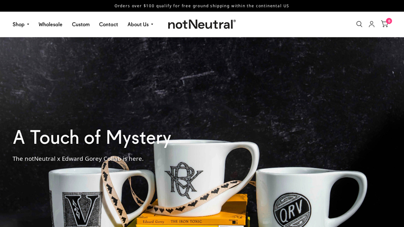 notNeutral. Designed for Specialty Coffee.