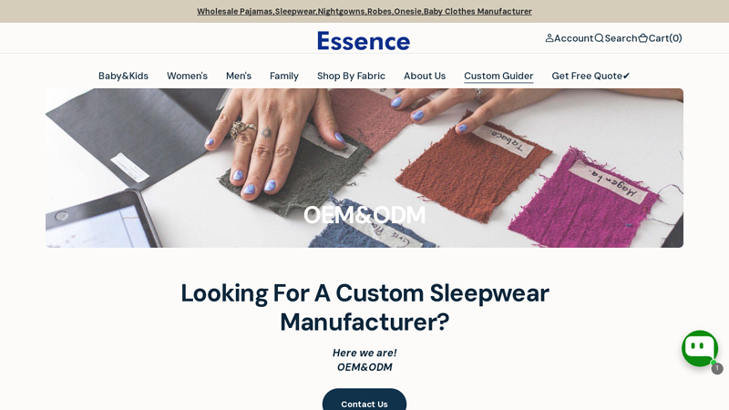 OEM and ODM Bamboo Pajamas Manufacturer