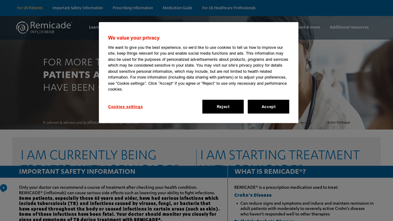 Official Consumer Website for REMICADE® (infliximab)