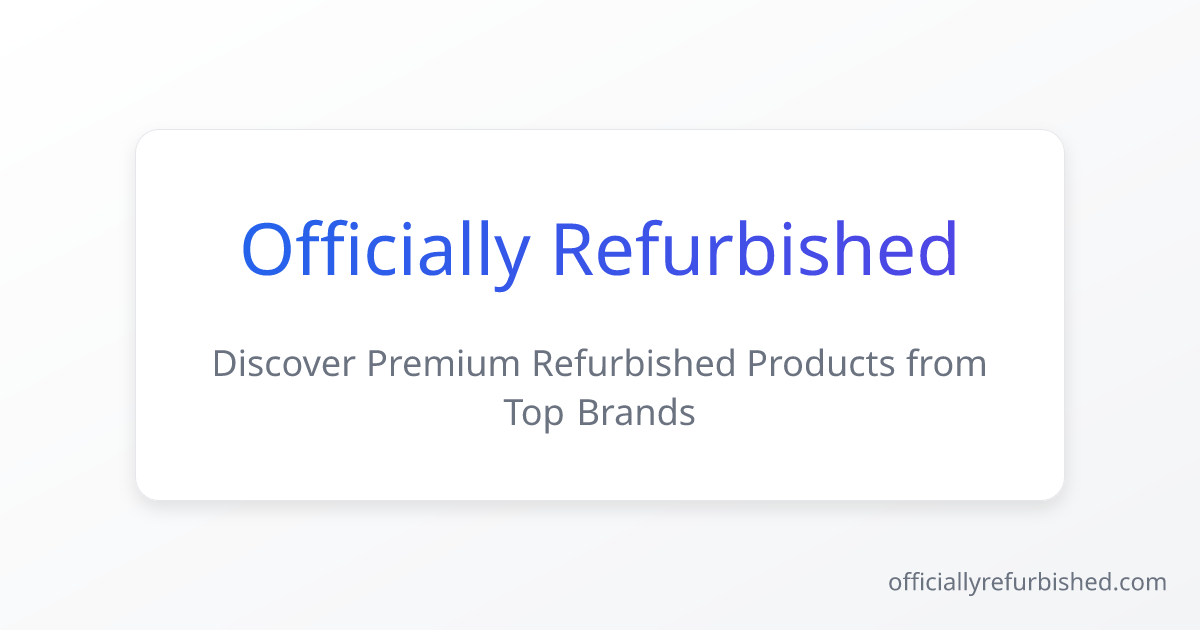 OfficiallyRefurbished.com