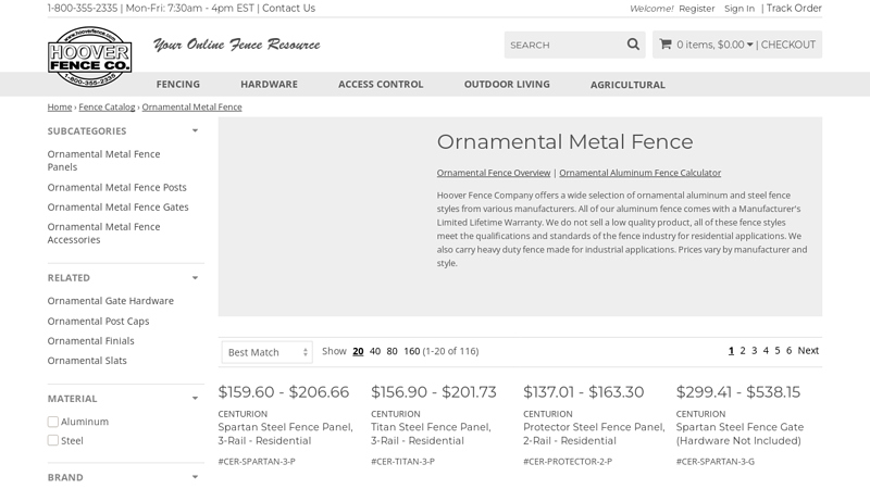 Ornamental Metal Fence