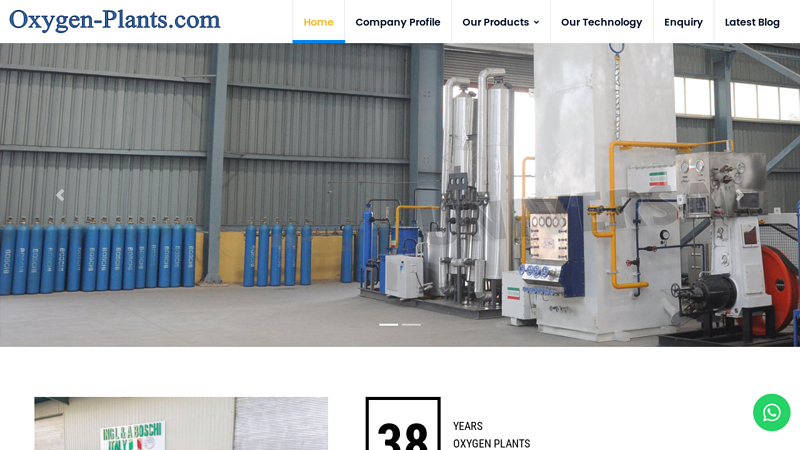 Oxygen Plant Manufacturer Company in India