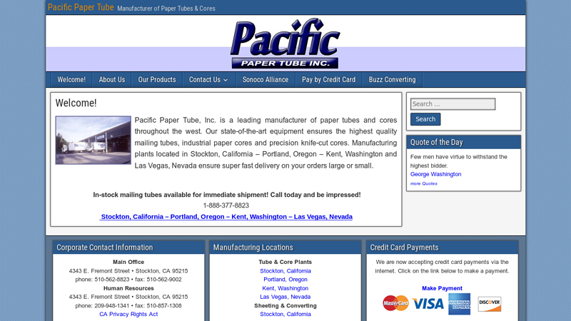 Pacific Paper Tube