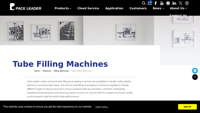 Tube Filling Machines - Packleader
