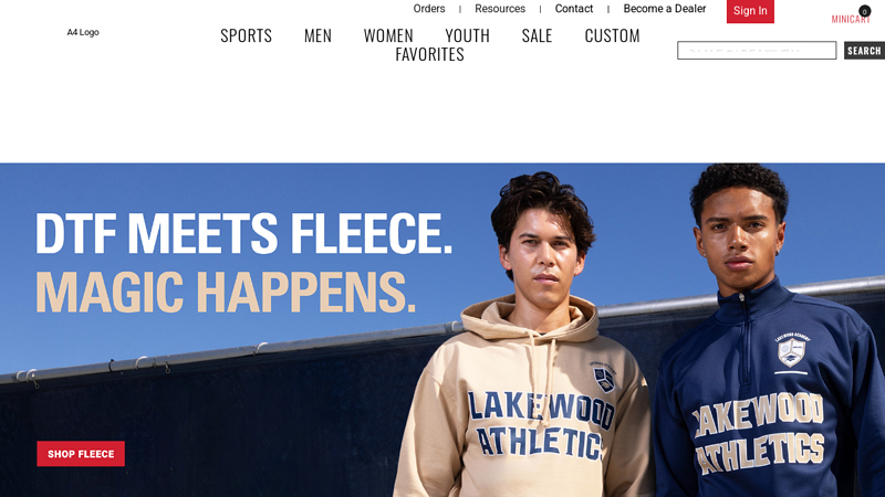 Page A4 Apparel
