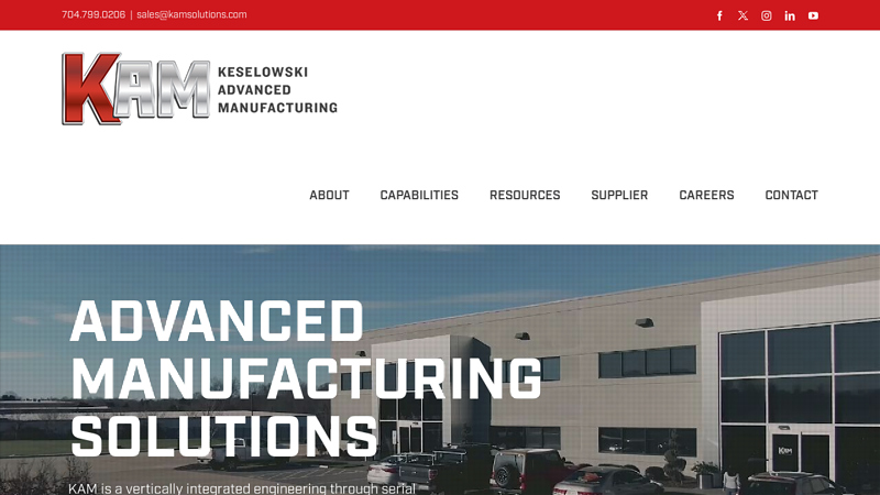 Page · Keselowski Advanced Manufacturing