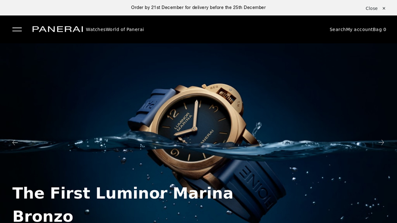 Panerai: luxury Watches for men and for women