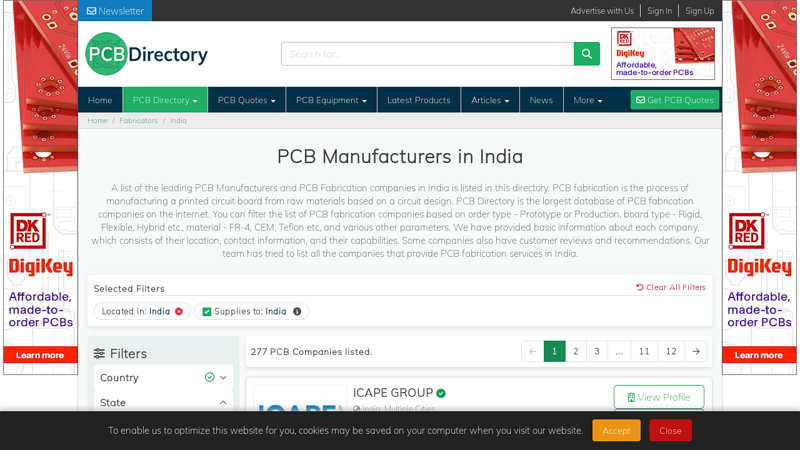 PCB Manufacturers in India