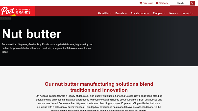 Peanut & Tree Nut Butter Manufacturing Solutions