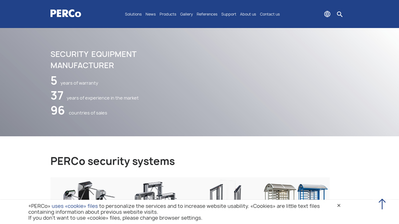 PERCo Turnstile Manufacturer