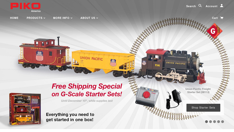 PIKO America of G Scale & HO Scale Model Railroading