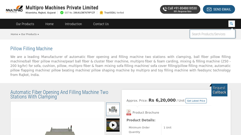 Pillow Filling Machine