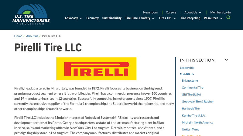 Pirelli Tire LLC