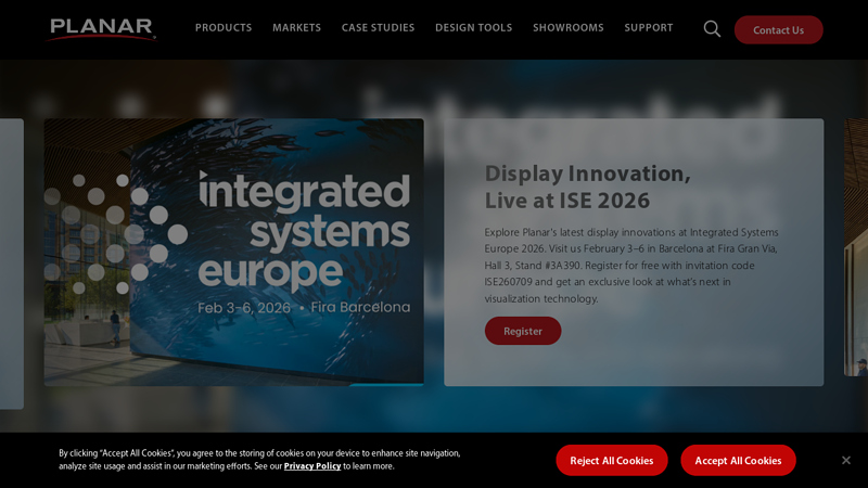 Planar LED & LCD Video Walls & Display Solutions