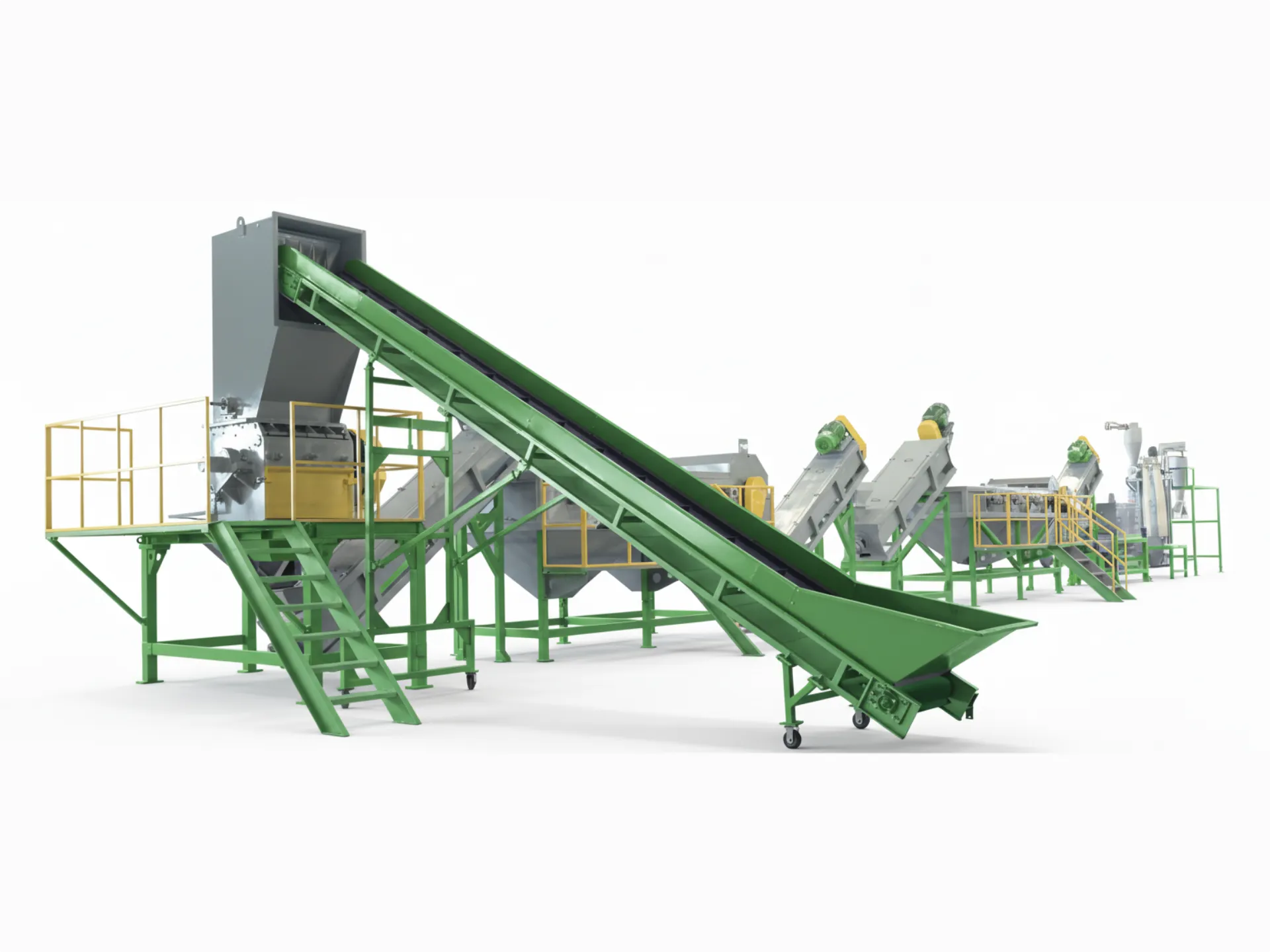 plastic recycling machinery
