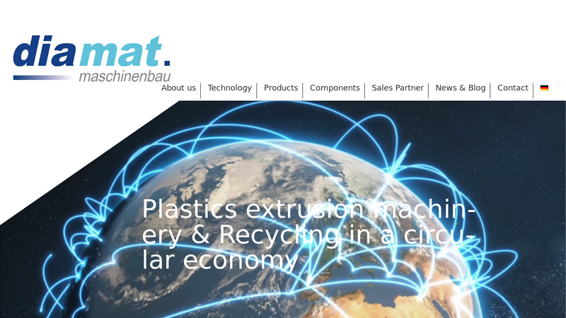 Plastics extrusion machinery & plastic recycling by Diamat