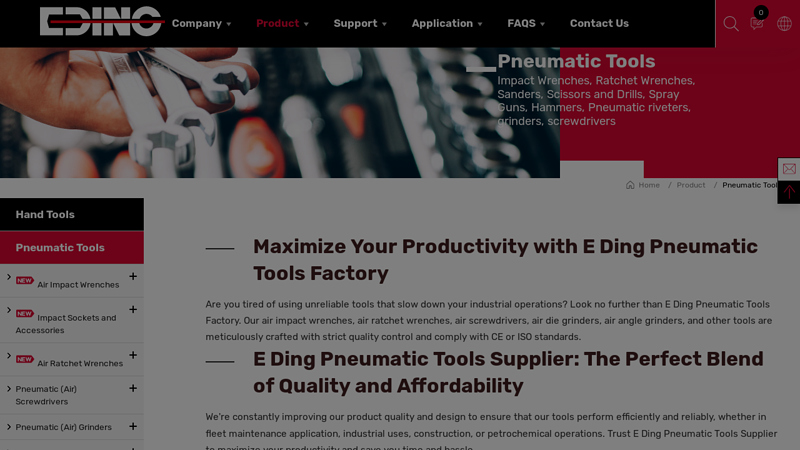 Pneumatic Tools, Industrial Air Impact Socket/Wrenches Supplier