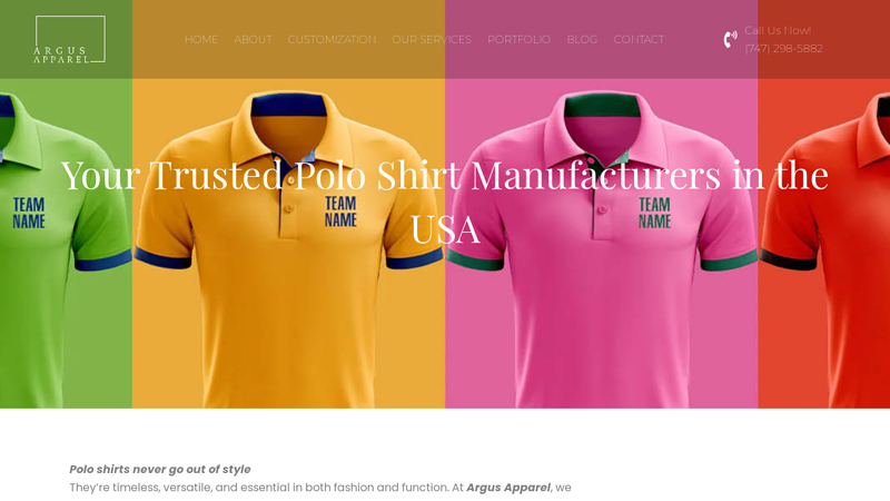 Polo Shirt Manufacturers – USA Private Label & Bulk