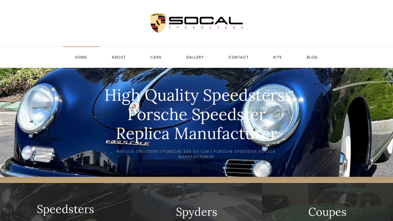 Porsche Speedster Replica Manufacturers