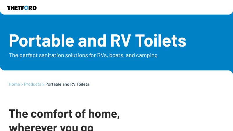 Portable and RV Toilets